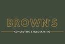 Brown’s Concreting & Resurfacing logo